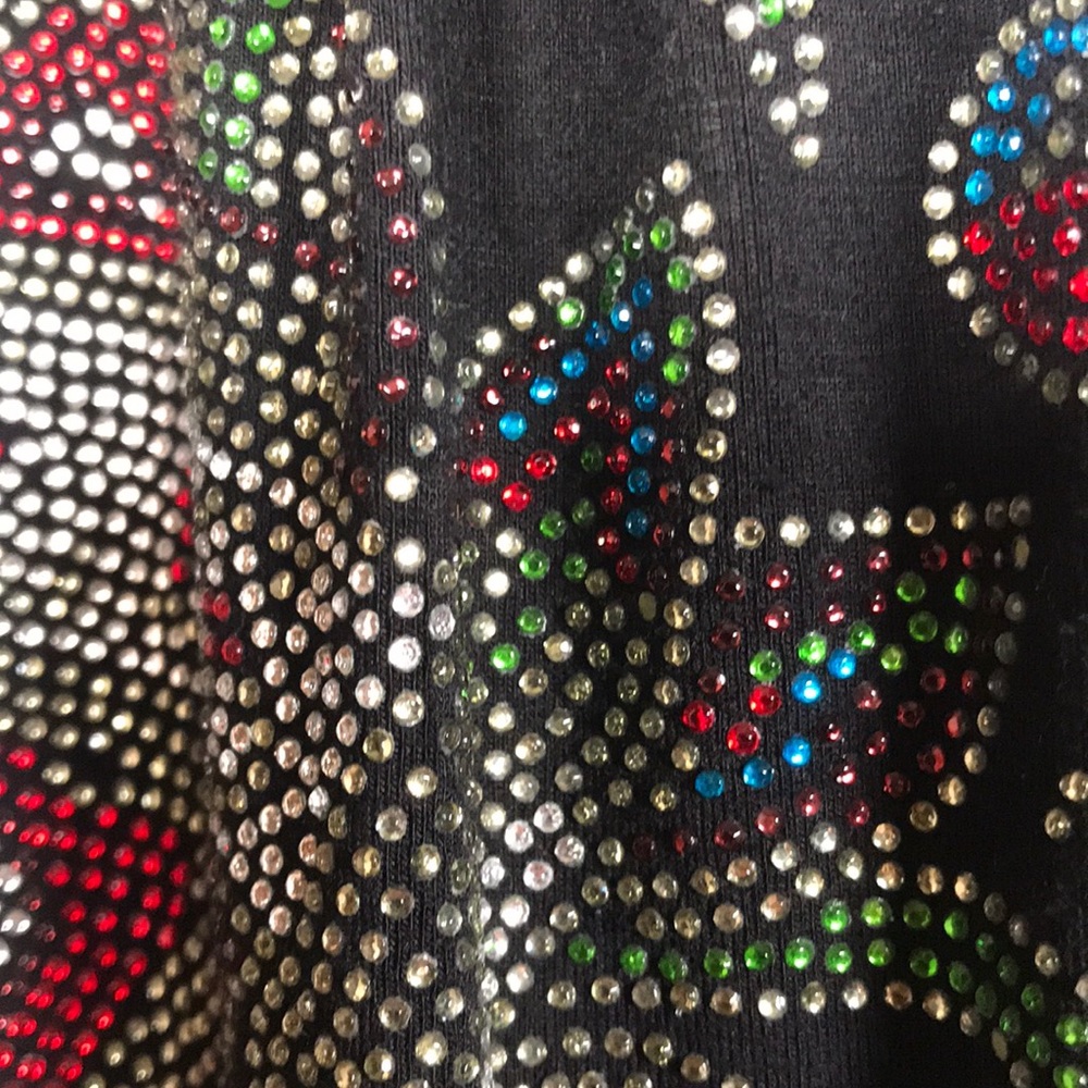 Vintage Ed Hardy Crystal Embellished Blouson Top - Picture 11 of 13